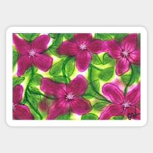 Clematis Sticker